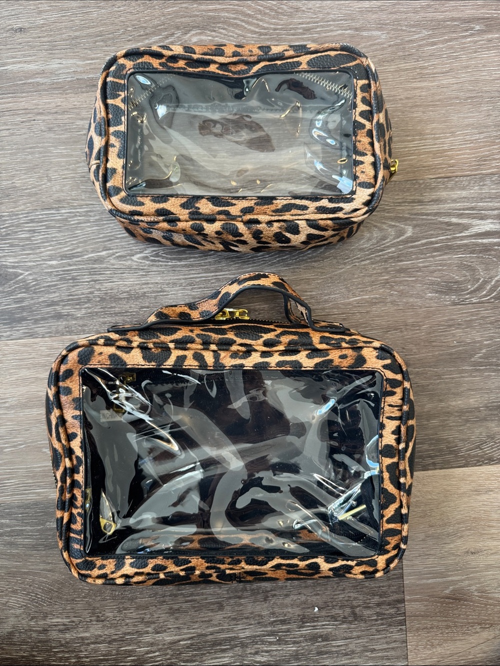 Fawn Design Leopard Small & Large Toiletry Cases